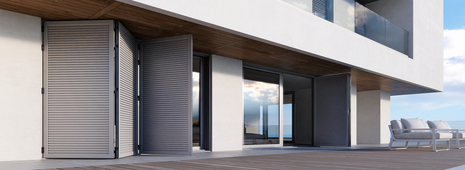 Aluminium Louvres project in Dubai