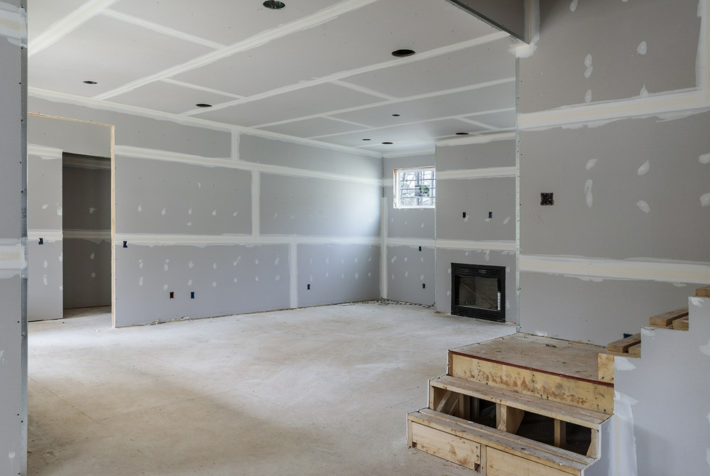 Gypsum Partitions installation